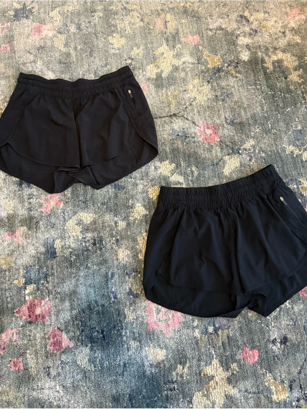 lululemon athletica Black Athletic Shorts (Pair)